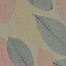 Натуральные обои с покрытием из листьев Cosca Platinum Прима Азуль 0,91x5,5